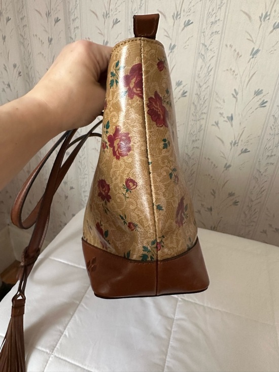 Patricia Nash Leather Floral Tote - Picture 7 of 15